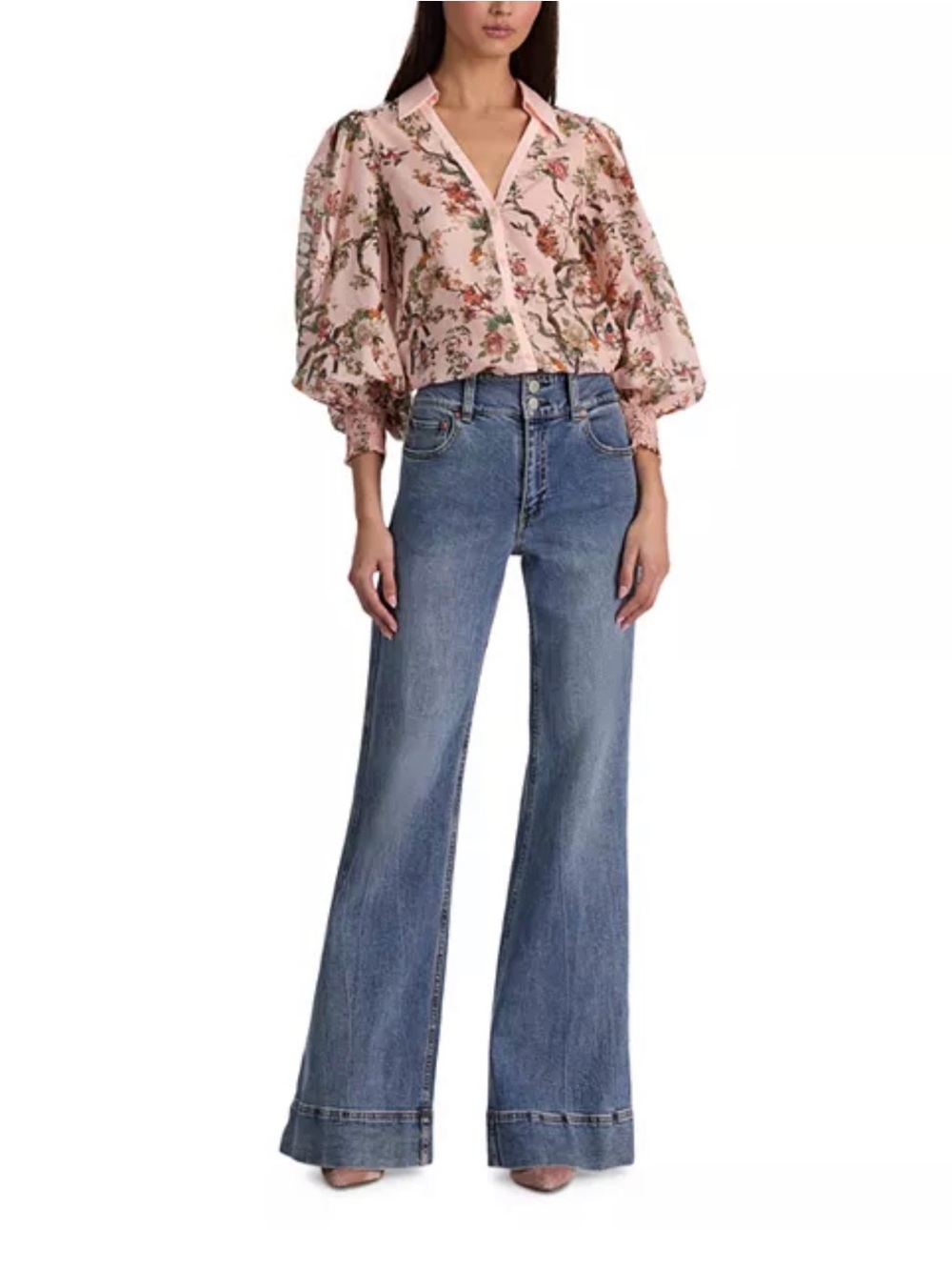ALICE AND OLIVIA CHARIS BLOUSE NWT